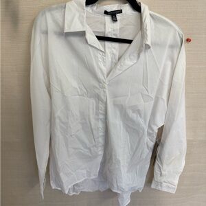 White Button Down Shirt by No Boundaries